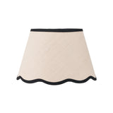 Camilla Cream Jute Scalloped Lamp Shade
