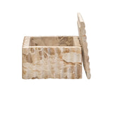Caramel Fluted Marble Box