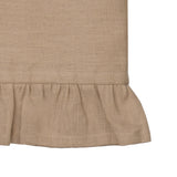 Ruffle Linen Tea Towel Ecru