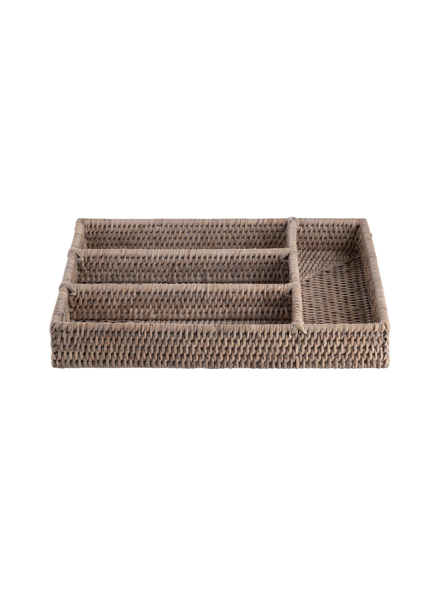 rattan cultery tray