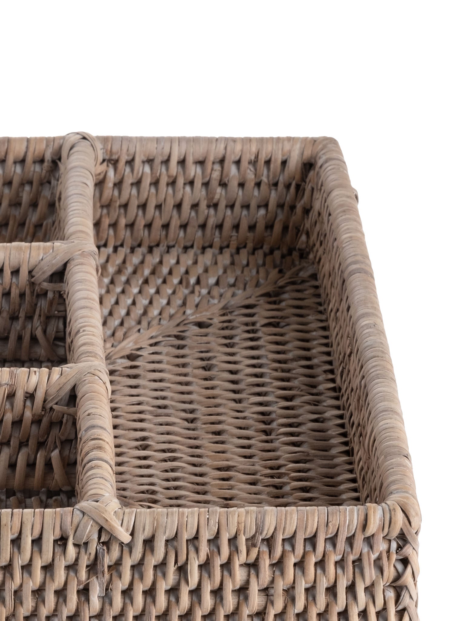 rattan cultery tray