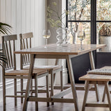 Farmhouse Oak Top Trestle table painted in olive