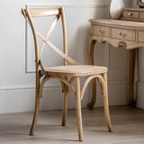 Natural Rattan Chair 2pk