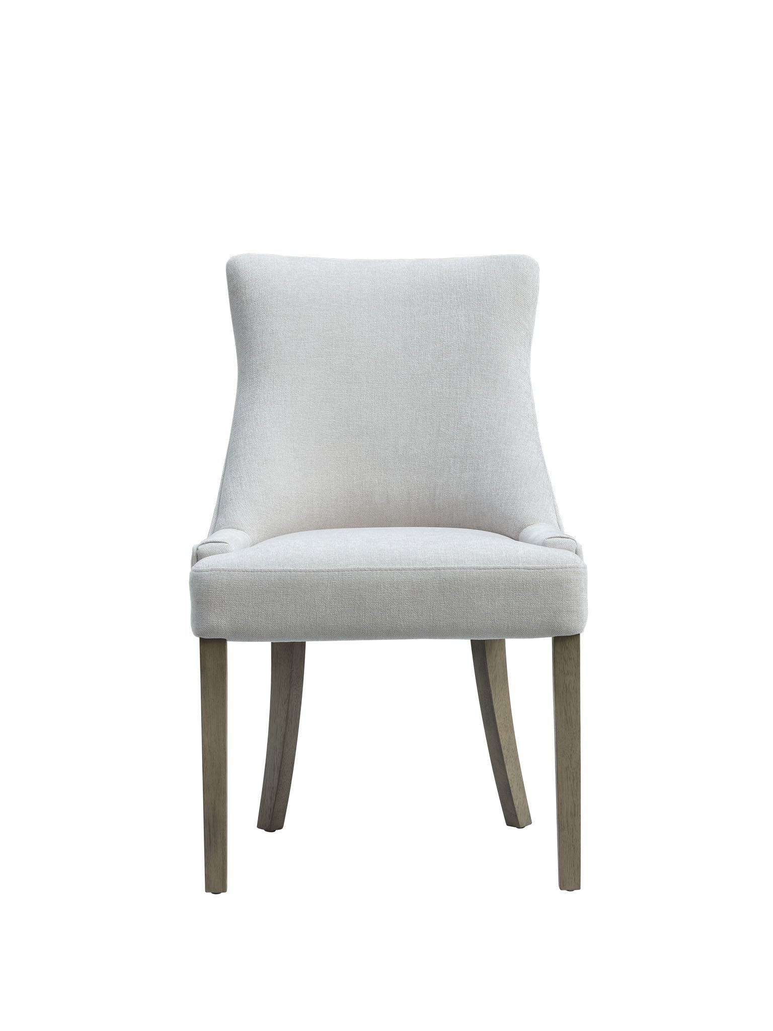 Oreilla Chenille Dining Chair with Aged Oak Legs