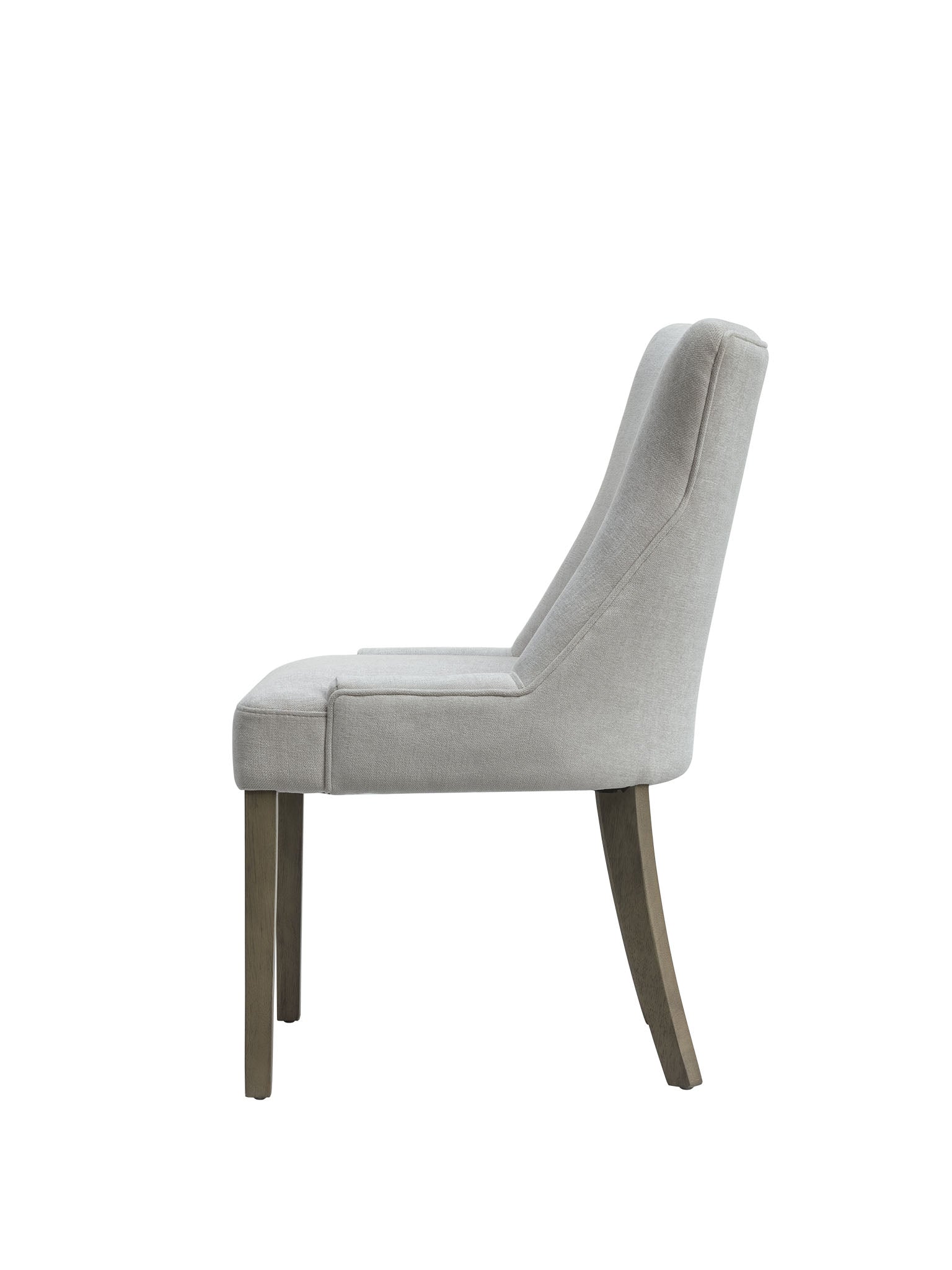 Oreilla Chenille Dining Chair with Aged Oak Legs