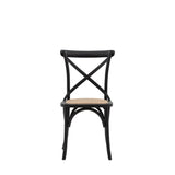 Black Rattan Chair 2pk
