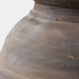 brown rustic vase