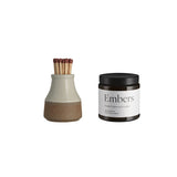 Candle & Match Striker Set