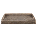 large rattan  tray