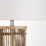 Bayu Natural Ribbed Tall Table Lamp