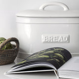 white ceramic bread bin