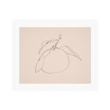 Citrus Contour Art Print