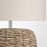 Corina Natural Woven Small Table Lamp