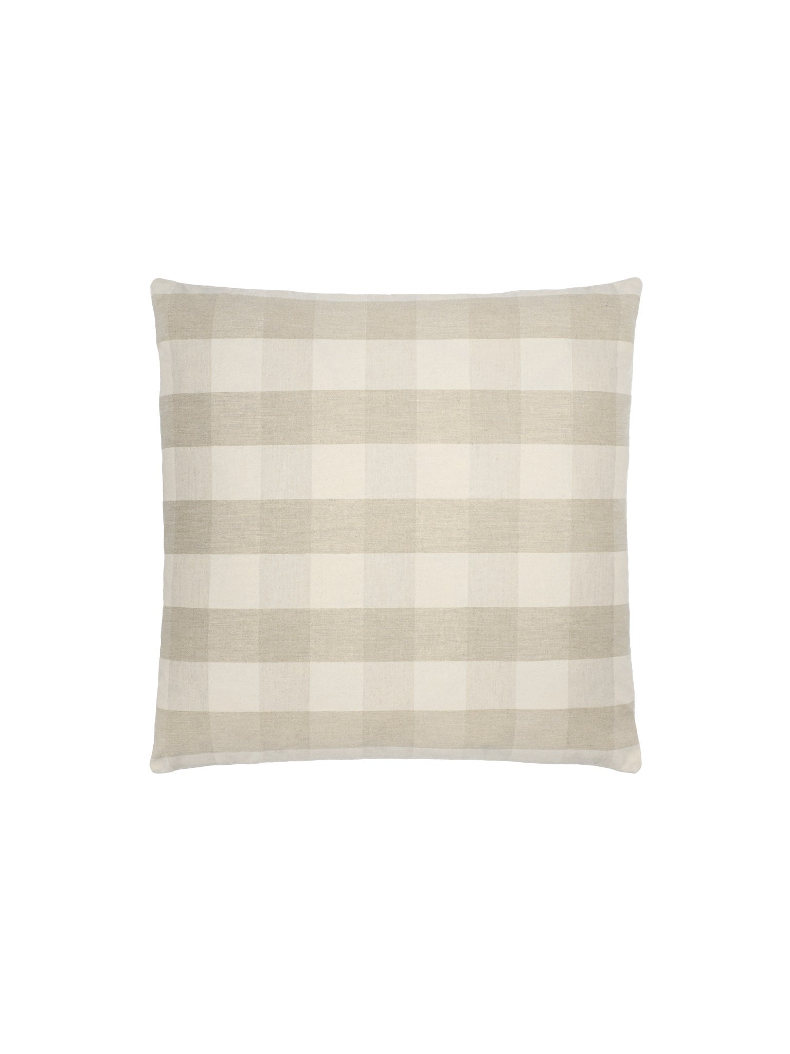 Farmhouse Check Cream Cushion