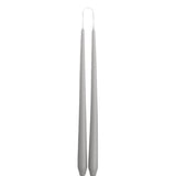Light Grey Tapered Dinner Candle