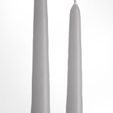 Light Grey Tapered Dinner Candle