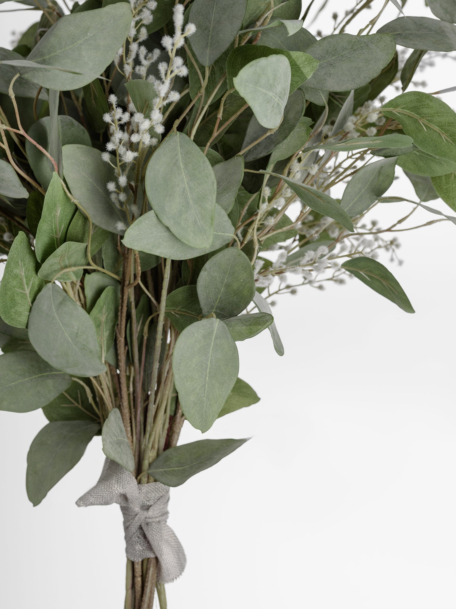 faux eucalyptus arrangement