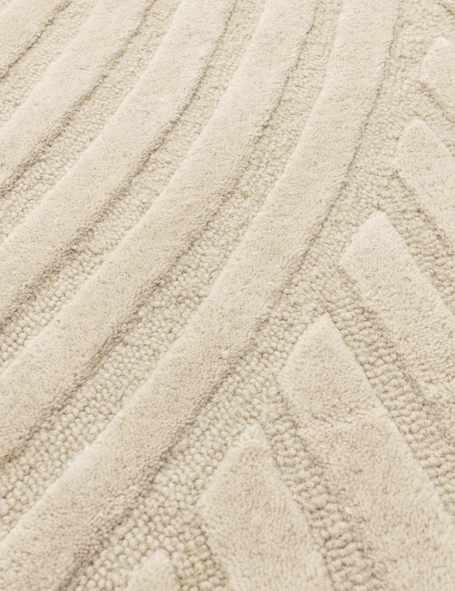 Geo Sand Wool Rug