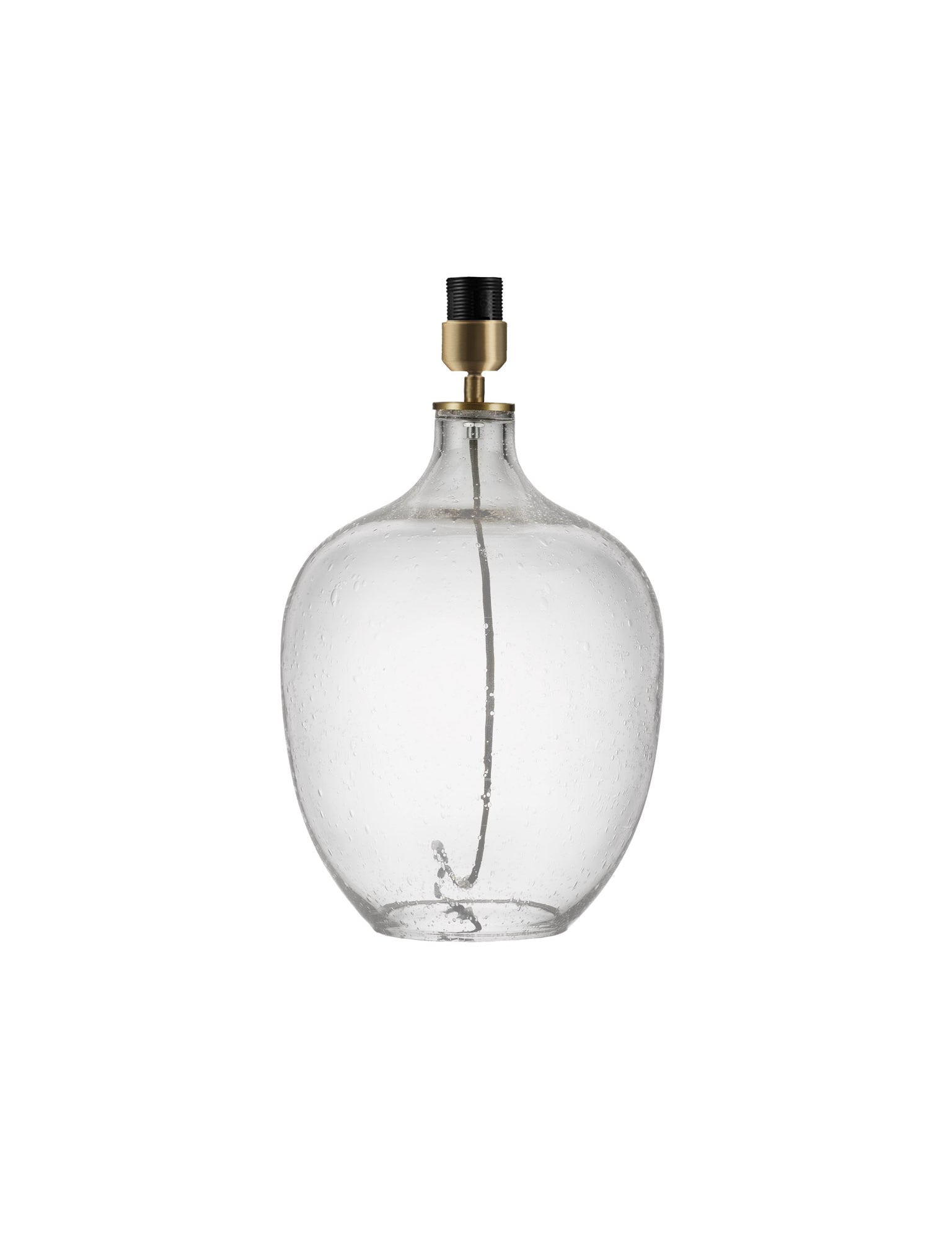 glass bottle lamp base