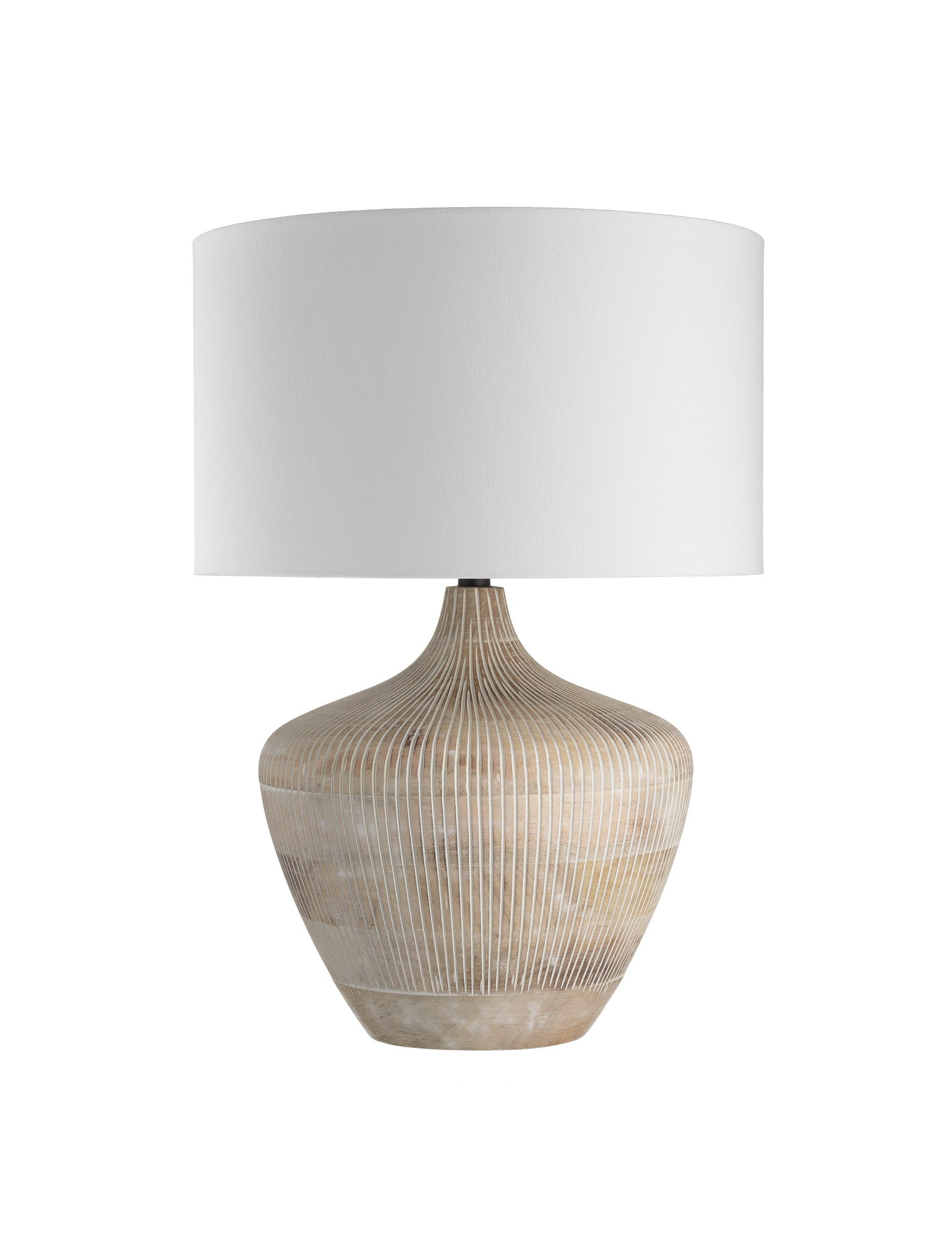 Grooved Natural Lamp