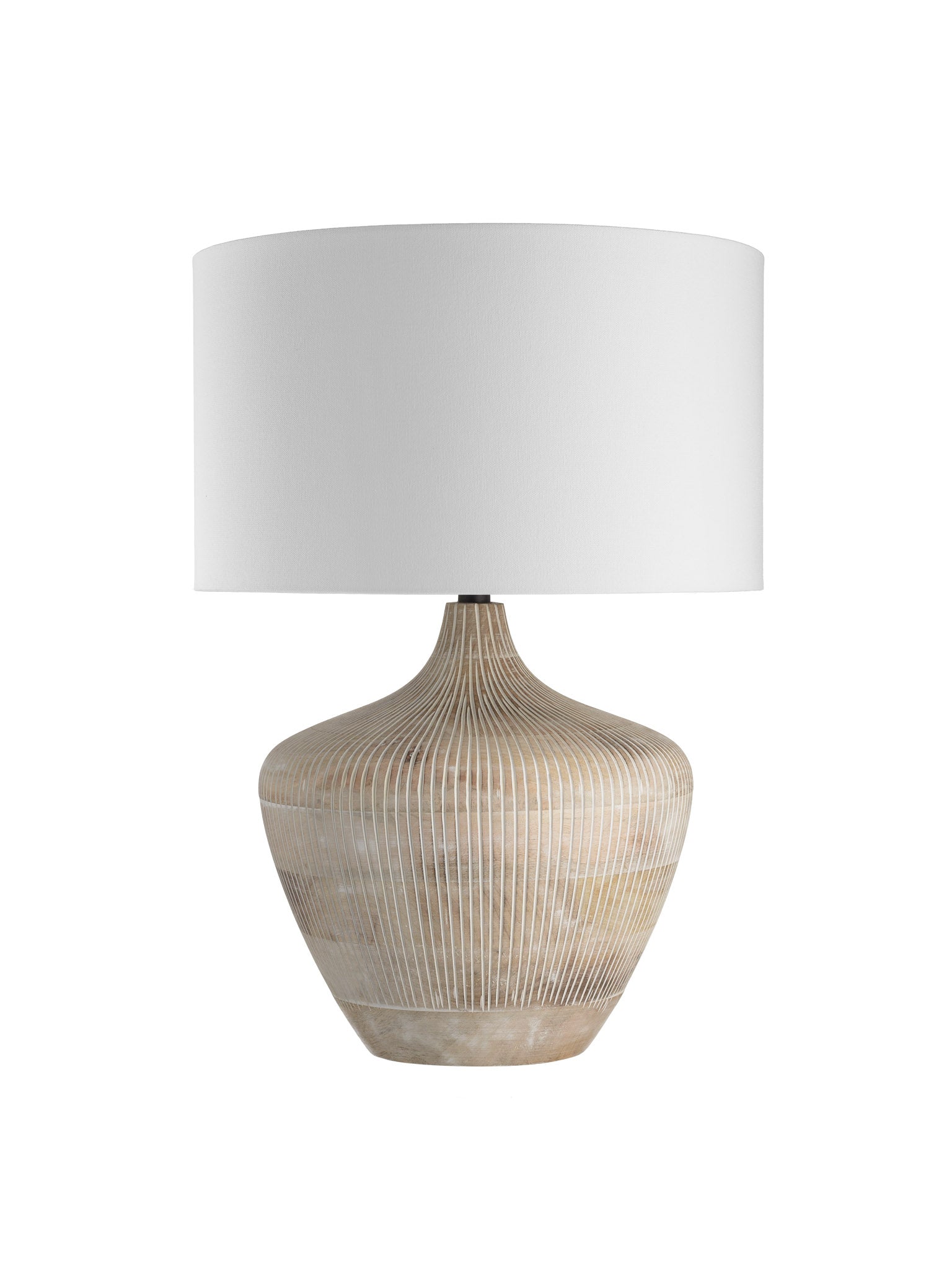 Grooved Natural Lamp
