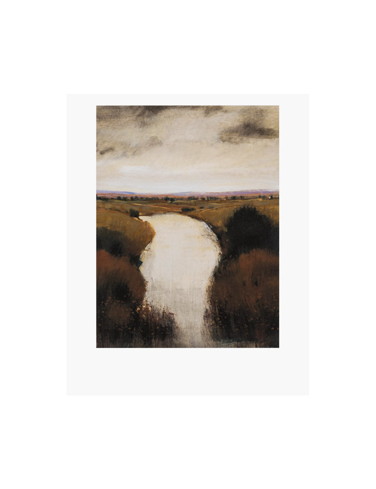 Misty River Art Print