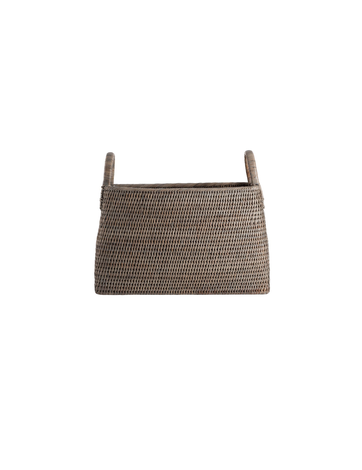 Grey Rattan Magazine Holder
