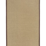 Sisal Chocolate Border Rug