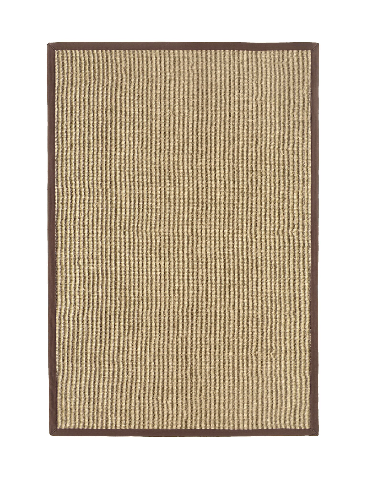 Sisal Chocolate Border Rug