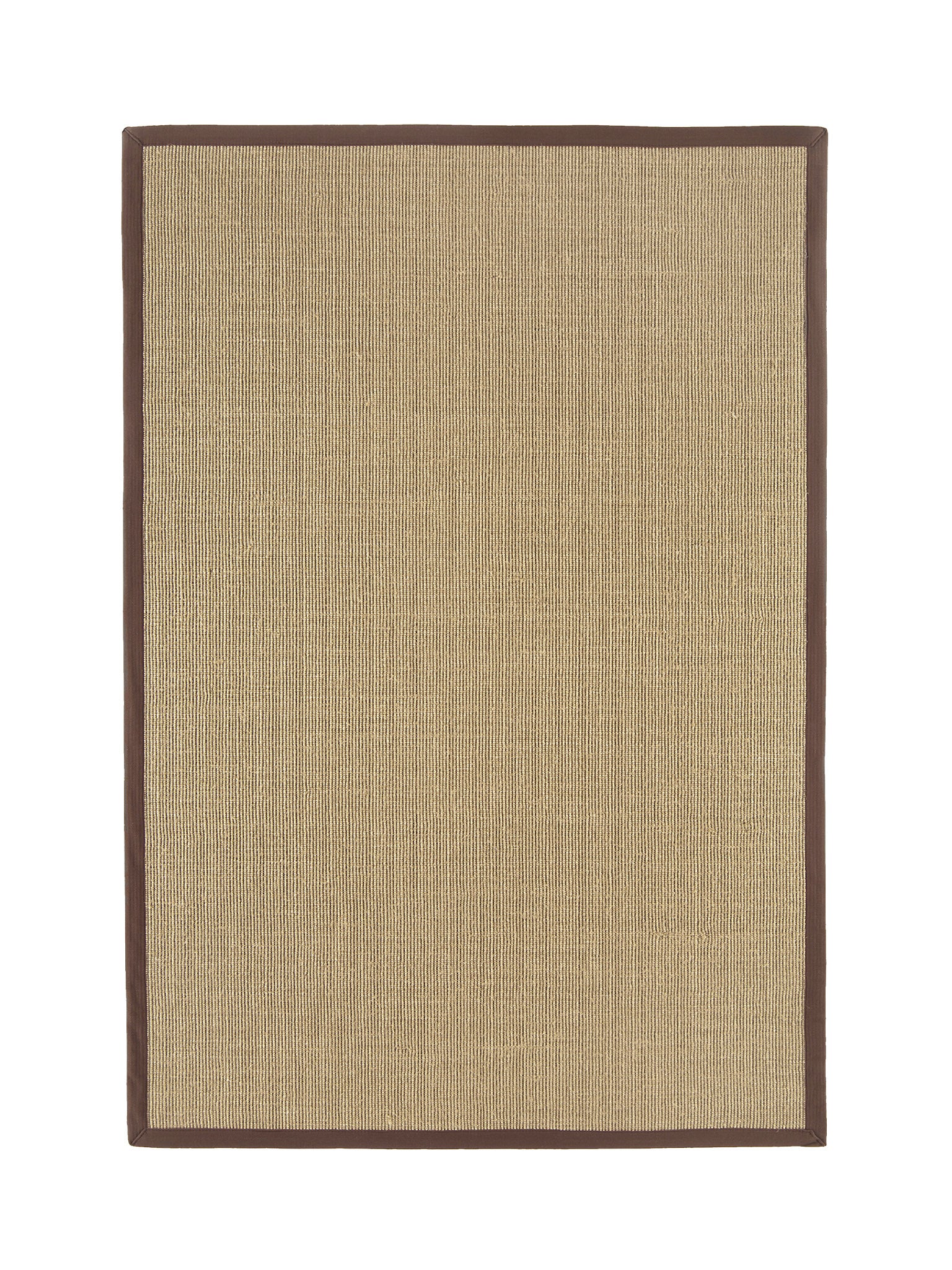 Sisal Chocolate Border Rug