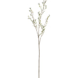 Faux White Wax Flower Stem