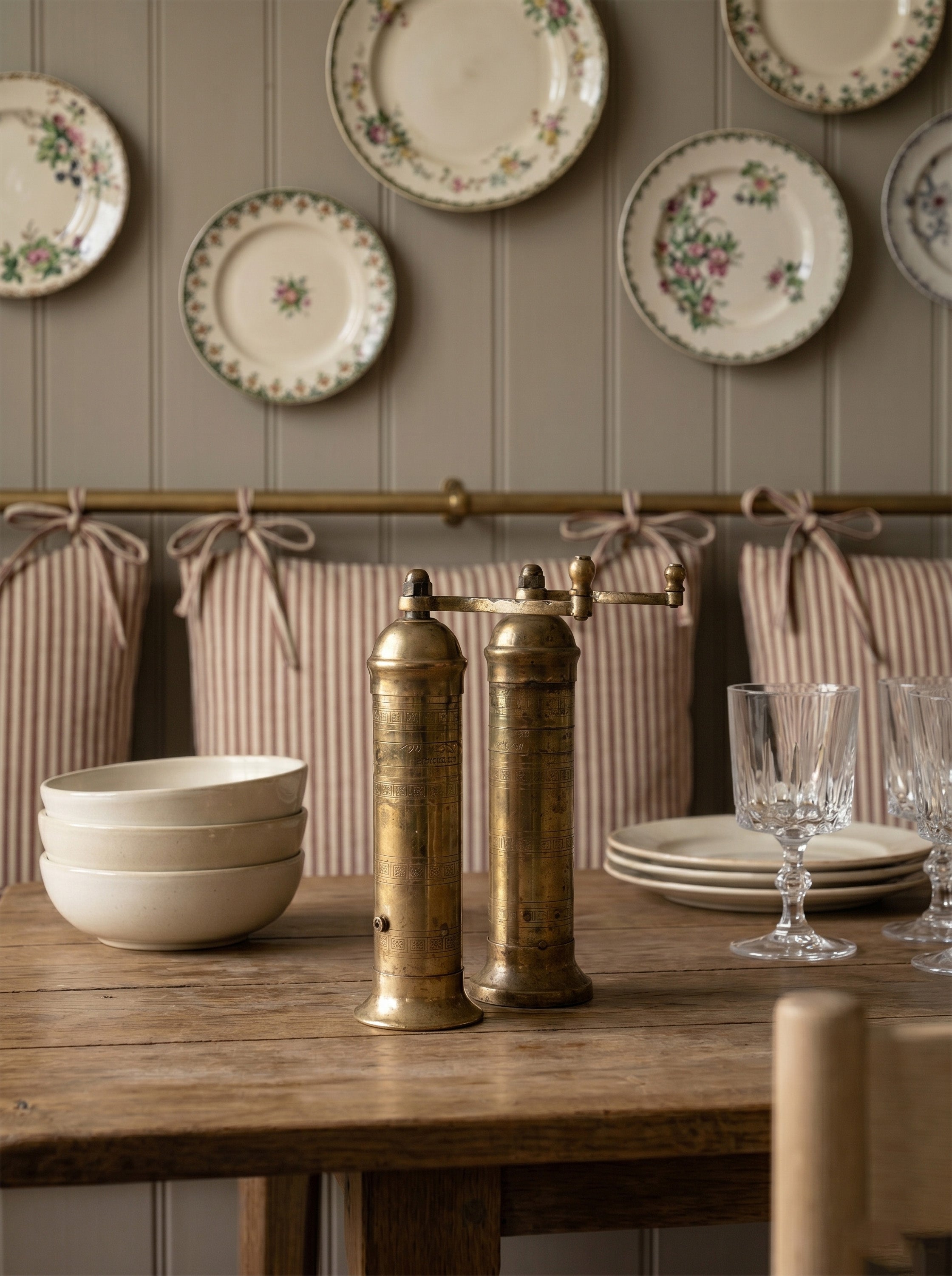 Brass Salt and Pepper Mills