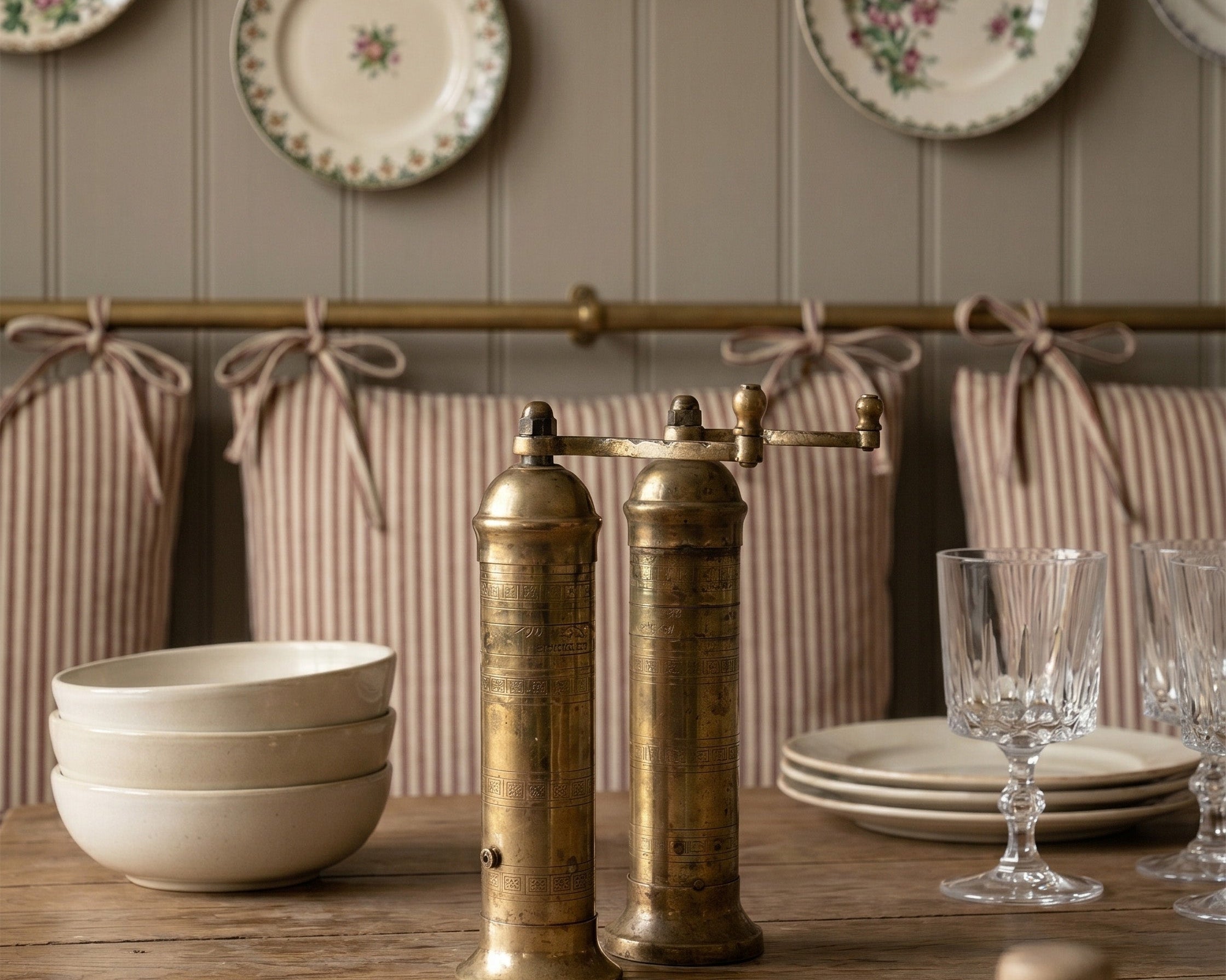 Brass Salt and Pepper Mills