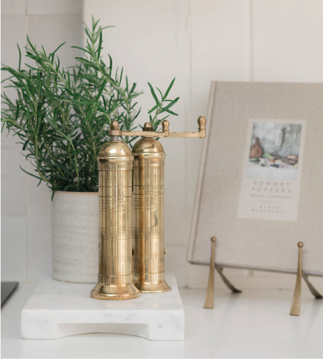 Brass Salt and Pepper Mills