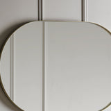 Hoxton Elipse Mirror - Champagne