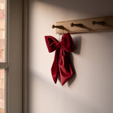 Red Velvet Hanging Bow