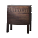 Agra Bedside Two Drawer Chest in Teak, Mahogany, Mindy Ash and Mango Wood