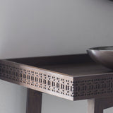 Agra Console Table in Teak, Mahogany, Mindy Ash and Mango Wood