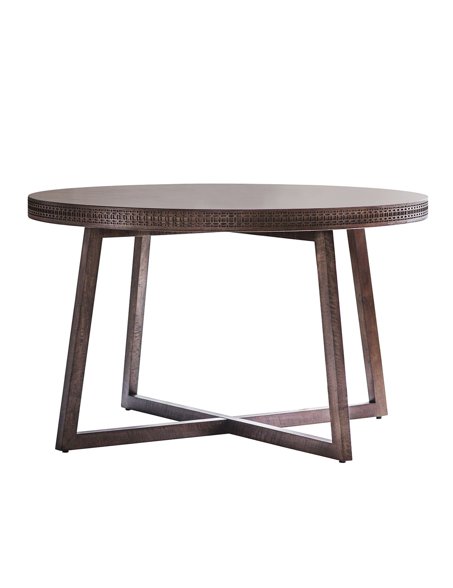 Agra Round Dining Table in Teak, Mahogany, Mindy Ash and Mango