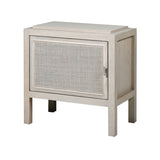 Solero White-Wash Rattan Right Bedside