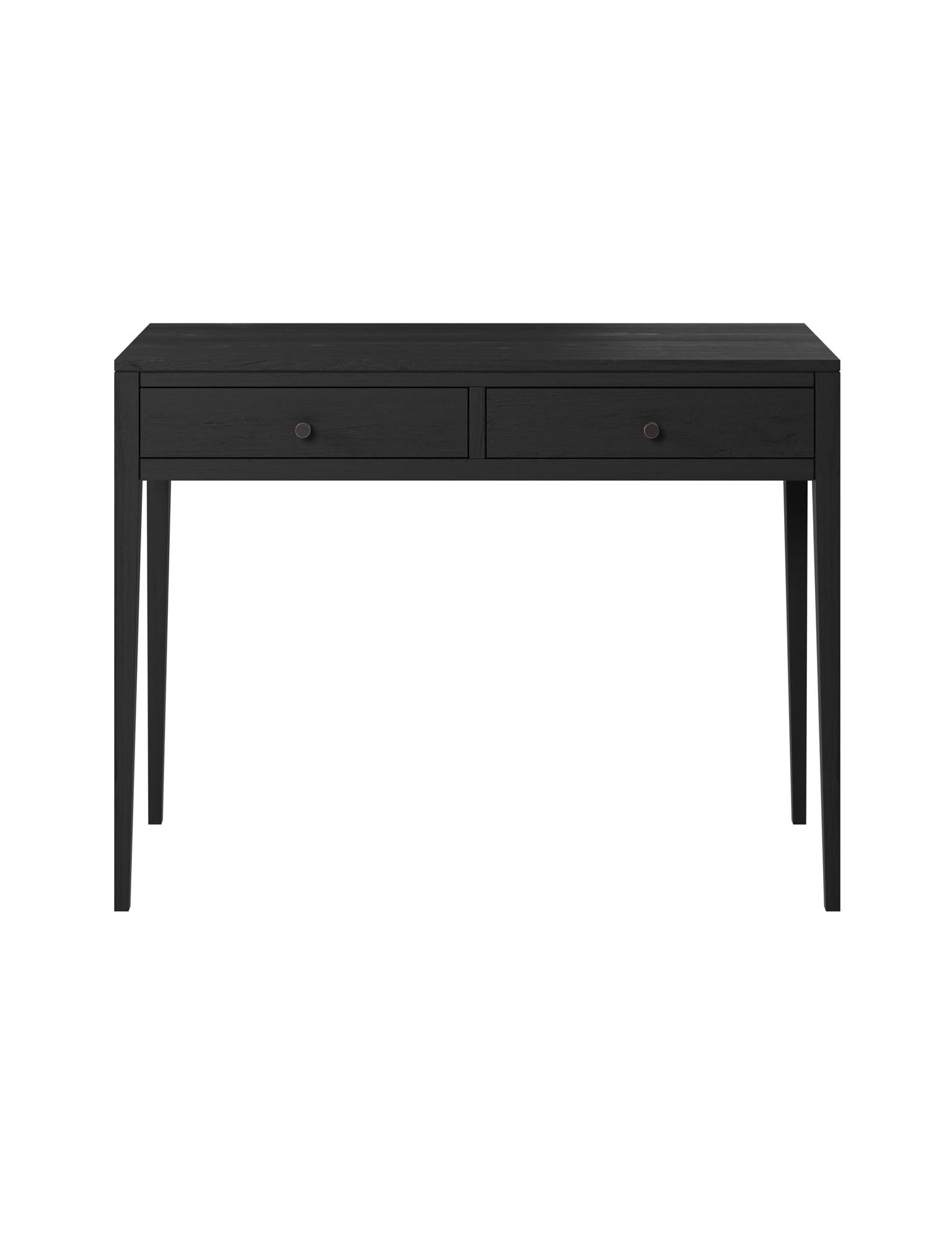 Two Drawer Console Table in Black