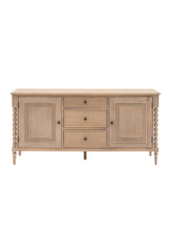 2 Door 3 Drawer Sideboard with Bobbled Legs