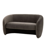 Curved Sofa in Espresso