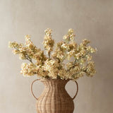 Elara Vase with Faux Blush Stems