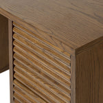 Charleston Ribbed Walnut Desk