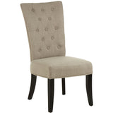 Natural Linen Mix Dining Chair 