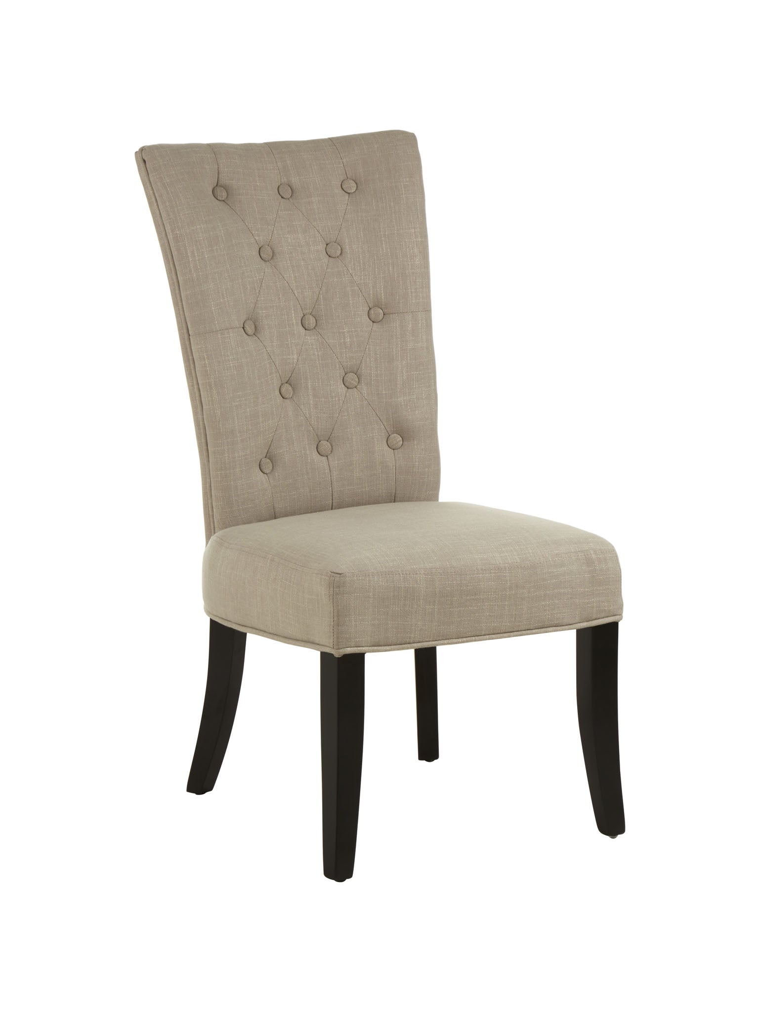 Natural Linen Mix Dining Chair 