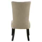 Natural Linen Mix Dining Chair 