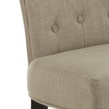 Natural Linen Mix Dining Chair 