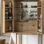Oak style Drinks Cabinet 